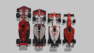 Assetto Corsa 2024 F1F2F3F4 Comparison  Hungaroring [upl. by Mitchel]