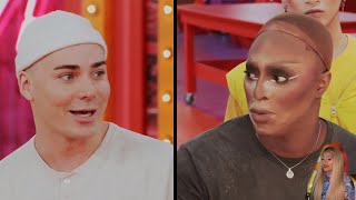 Q amp Sapphira Cristál Hash Out DRAMA  RuPauls Drag Race Season 16 [upl. by Ylellan]