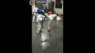 Osk martial arts kumite tranning osk ravindrawagh karateoskkarateclubpune [upl. by Eelirak536]