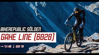 🌋 Bikerepublick Sölden  Flowtrail  GaheLine rot  MTBTrail  Österreich [upl. by Eryt]