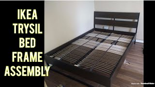 IKEA Trysil Bed Frame Assembly [upl. by Narra]