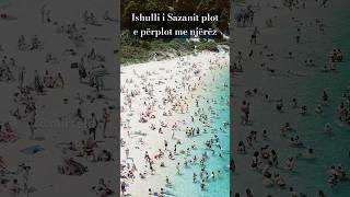 Ishulli i Sazanit këtë të diele mbushur plot me vizitorë shqip mirseld lajme plazh albania [upl. by Nomaid]