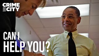 Jimmy Meets Gus  Better Call Saul Bob Odenkirk Giancarlo Esposito [upl. by Nahtannhoj]