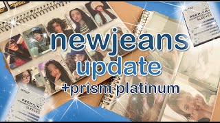 update NEWJEANS with me  two new comebacks  ft PRISM PLATINUM 💜💜 [upl. by Iatnwahs]