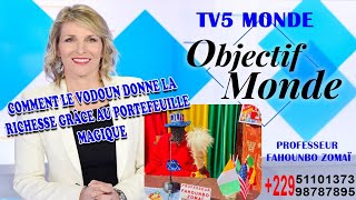 TV5 MONDE Comment le vodoun donne la richesse grâce aux portefeuille magique Suivez jusquà la fin [upl. by Arehs271]