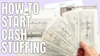 How To Start Cash Stuffing  Tips for Starting the Cash Envelope System  Cash Stuffing for Beginner [upl. by Elburt]