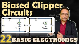 Biased Clipper Circuits Basics Types Working amp Waveforms Explained [upl. by Daisey]