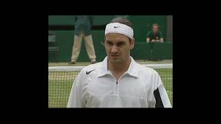 Wimbledon 2004 QF  RFederer vs LHewitt [upl. by Jedthus]