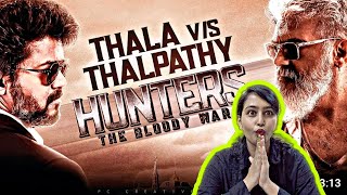 Hunters  Crossover Mashup Reaction  ftHunter Vantaar Thala vs Thalapathy [upl. by Francesca]