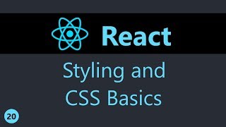 ReactJS Tutorial  20  Styling and CSS Basics [upl. by Kerge382]