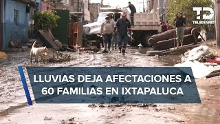 Lluvias colapsan drenaje en Ixtapaluca reportan inundaciones [upl. by Hayyim859]