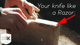 3 Cheapest Ways To Sharpen ANY Knife like a RAZOR BLADE [upl. by Elleb]