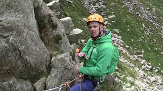 Rope skills for scrambling 5 equalising belays and belay devices [upl. by Cleavland]