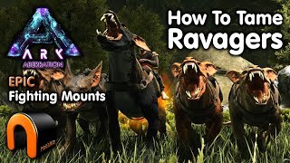 Ark  HOW TO TAME RAVAGERS On Aberration [upl. by Emmalynn]