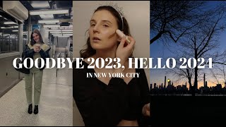 bye 2023 hi 2024 intentions NYE in NYC turning 26 ordinary days in the life in new york city [upl. by Assilram]