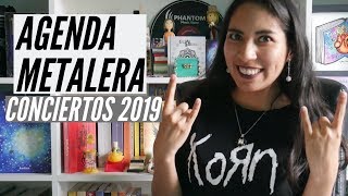 CONCIERTOS 2019  AGENDA METALERA  EL CANAL DE VARU [upl. by Aneeras631]