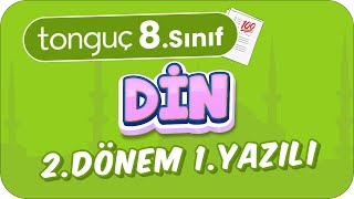 8Sınıf Din 2Dönem 1Yazılıya Hazırlık 📑 2024 [upl. by Bucky52]