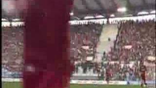 RomaLazio 11 Francesco Totti riprende la curva [upl. by Larner694]