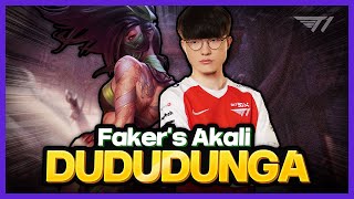 You just gotta watch Faker’s Akali Faker Stream Highlight [upl. by Efinnej]