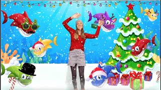 Baby shark på svenska JULSPECIAL 🎅🏼  Bebis haj  Barnsånger  Barnlåtar  Barnmusik  Hajarna [upl. by Anoved307]