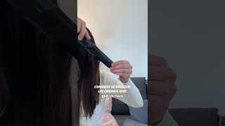 Comment réaliser une boucle au lisseur facilement  La réponse en vidéo ave ghd chronos hair [upl. by Notelrac593]