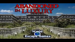 Abandoned In Luxury Walkthrough WorldEscapeGames [upl. by Kcirevam]