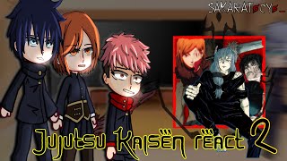 Jujutsu kaisen react to MakiNobaraKento  pt23 SakaraTocyo  reaction vid [upl. by Verile]