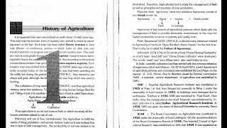 Arun katiyan chapter1  history of agriculture and agronomy [upl. by Bunting]