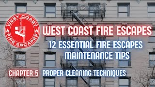 12 Essential Fire Escapes Maintenance Tips  Proper Cleaning Techniques 5 of 12 [upl. by Chuu911]