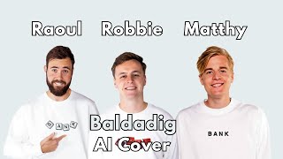 Matthy amp Raoul amp Robbie  Baldadig AI Cover Matthy amp Koen amp Milo [upl. by Suryt]