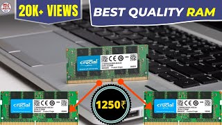 How to Choose Perfect Ram for Laptop  Crucial DDR4 4GB Ram  Unboxing and Review in Hindi 2🔥 [upl. by Evangelia399]