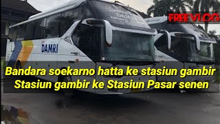 Bandara soekarno hatta ke stasiun gambir ll Gambir ke pasar senen [upl. by Samohtnhoj]