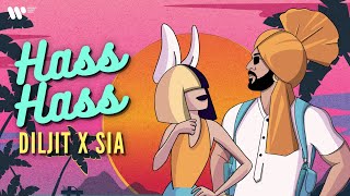 Hass Hass Official Video Diljit X Sia [upl. by Ecirtel973]