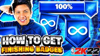 BEST FINISHING BADGE METHOD in NBA 2K22 How to get FINISHING BADGES FAST in NBA 2K22 [upl. by Jollenta]