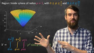 Integration in Spherical Coordinates [upl. by Turk809]