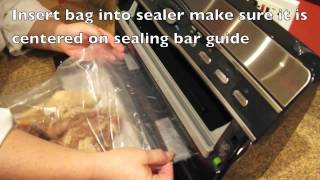 Foodsaver V3800 series  Sealing UMAi DrybagSteak Homemade Pancetta [upl. by Cliffes181]