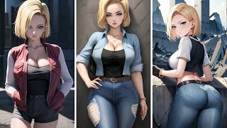 Dragon Ball Z Android 18  Dragon Ball Super Android 18  Android 18 AI [upl. by Nnylsaj]