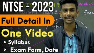 All About NTSE 2023  Syllabus  Exam form  Eligibility  Exam date  strategy  NTSE Exam [upl. by Adniroc]