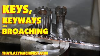 KEYWAYS amp BROACHING HOW TO FIND STANDARD AND PREFERRED SIZES MACHINERYS HANDBOOK MARC LECUYER [upl. by Nathanoj144]