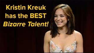 Kristin Kreuk has the most impressive bizarre talent [upl. by Ainevul113]