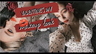 VALENTINES DAY MAKEUP LOOK [upl. by Yojenitsirk76]