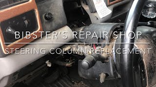 1999 F250 steering column removal and replacement [upl. by Edith499]