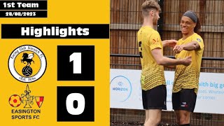 Highlights  Racing Club Warwick 10 Easington Sports  Monday 28th August 2023  UCLS [upl. by Genet]