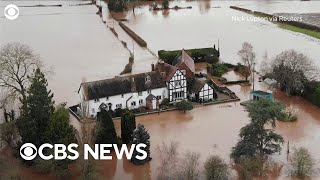 A couples home in England kept flooding So they built a wall to stop it [upl. by Aisak]