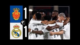 Mallorca 11 Real Madrid Champs Were Held Despite Rodrygo Nets Mendy sent off [upl. by Yaral]