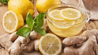 Immune Booster 2 Minute Lemon Ginger Tea [upl. by Ocinemod]