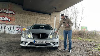 ALMANYADA KENDİ ARABAMI TANITIYORUM  MERCEDES BENZ E320 AMG [upl. by Abad]