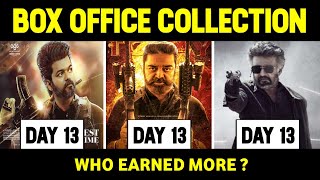 The GOAT vs Vikram vs Jailer 13 Days Box Office Collection  Vijay vs Rajini vs Kamal Haasan [upl. by Vasti958]