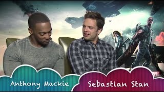 Anthony Mackie amp Sebastian Stan Best Moments 1 [upl. by Ittap]