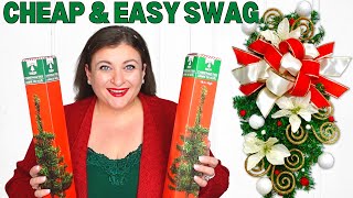 How To Make Christmas Wreath From Scratch  Easy NATURAL Christmas Wreath [upl. by Enahsal984]